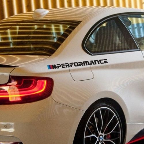 BMW M Performance new logo 2016 side logo decal graphic sticker