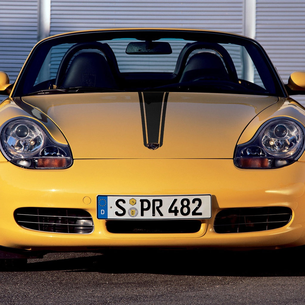 Hood graphics decal for Porsche Boxster 986