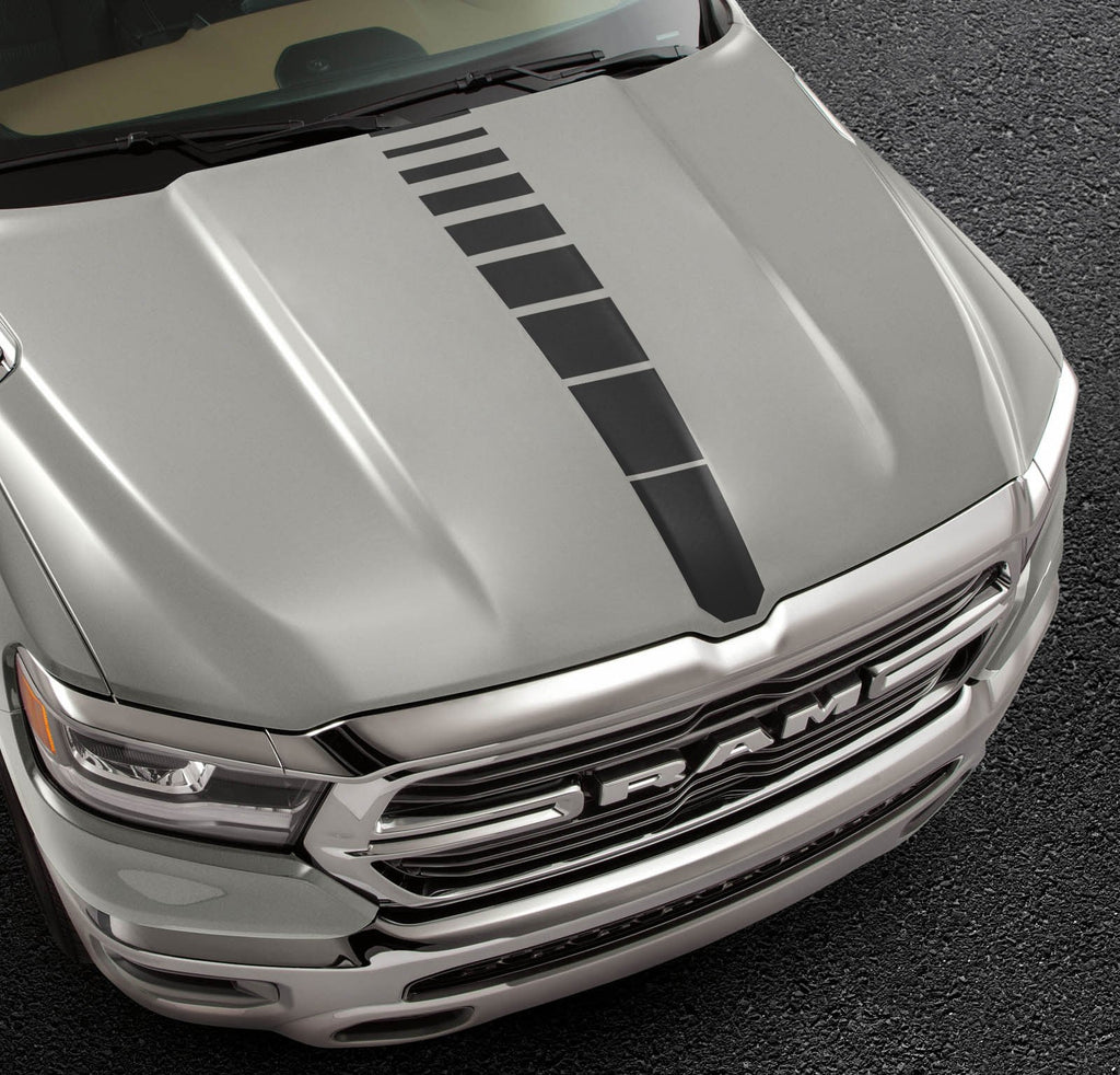 Center hood decals for Dodge RAM the all-new 2019 sticker, graphics kit