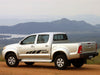 Toyota HILUX Graphics side decal stripe decal model 2