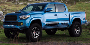 Toyota TACOMA 2016 Wild Mountains style graphics side stripe decal