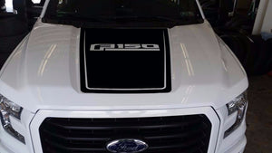 Ford F-150 2015-2016 hood graphics side stripe decal sticker Ford Performance