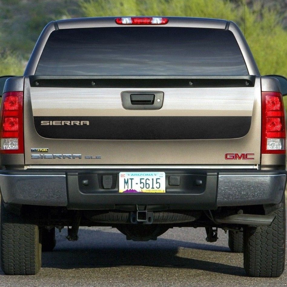 GMC Sierra Bed Tailgate Accent Vinyl Graphics stripe decal model 3