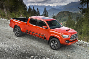 Toyota TACOMA 2016 TRD sport side stripe graphics decal