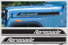 Jeep Wrangler Renegade Hood Side Stripes graphics Decals Kit CJ, TJ, YJ sticker