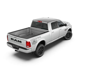 Dodge Ram mk4 1500 Rebel side bed graphics stripe decal