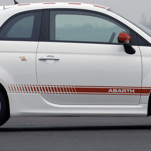Fiat 500 ABARTH Decal side Graphics stripes