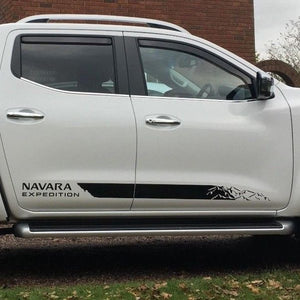 Nissan NP300 NAVARA Expedition 2016 side stripe decal graphics