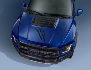 Ford F150 Raptor 2017-2018 hood claw graphics decal sticker