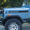 Jeep Wrangler Renegade Hood Side Stripes graphics Decals Kit CJ, TJ, YJ sticker