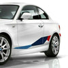 Side Stripe Graphics for BMW 1 Series E82 Coupe M Performance, sticker decals