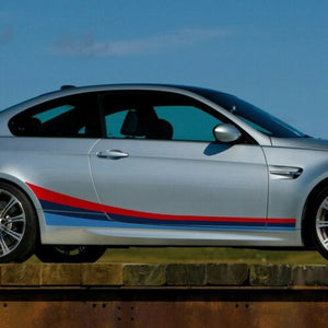Side Stripe Graphics for BMW 3 Series E92 Coupe M Performance, sticker decals