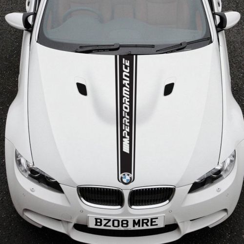 BMW 3 Series E92 hood graphics stickers decals M SPORT M Performance 2 – My  Cars Look - Professional Vinyl Graphics and Stripes