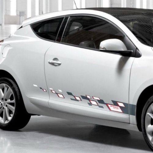 Renault Megane side stripe graphics decal sticker