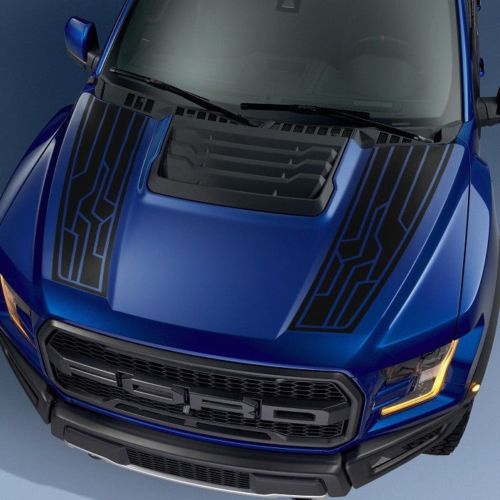 Ford F150 Raptor 2017-2018 hood graphics package kit decal sticker - 4