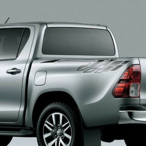 Side bed graphics for Toyota HILUX 2016 TRD bed decal