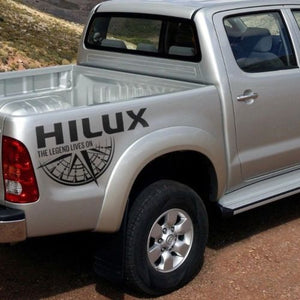 Toyota HILUX side bed graphics stripe decal
