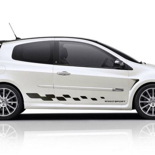 Renault Clio MK3 side stripe graphics decal sticker style 1