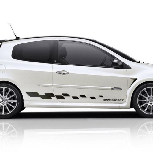 Renault Clio MK3 side stripe graphics decal sticker style 1 – My Cars Look - Professional Graphics and Stripes