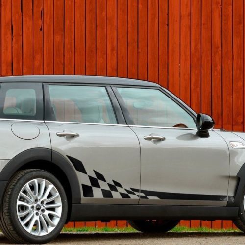 Mini Cooper Clubman F54 JCW 2015-2018 checkered side stripe graphics d – My  Cars Look - Professional Vinyl Graphics and Stripes